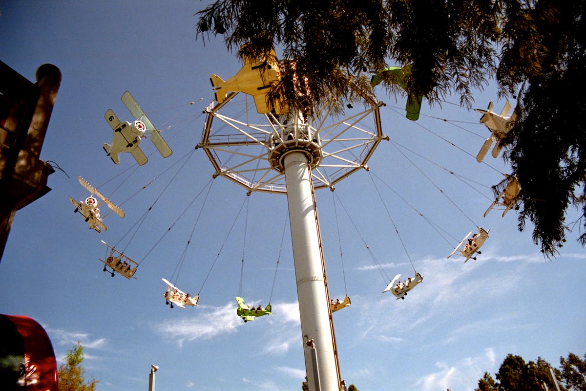 An amusement park in Arlington, Texas